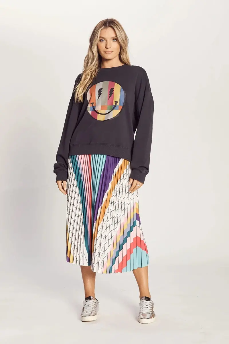 The Others - The Sunray Pleat Skirt - Rainbow Multi 1