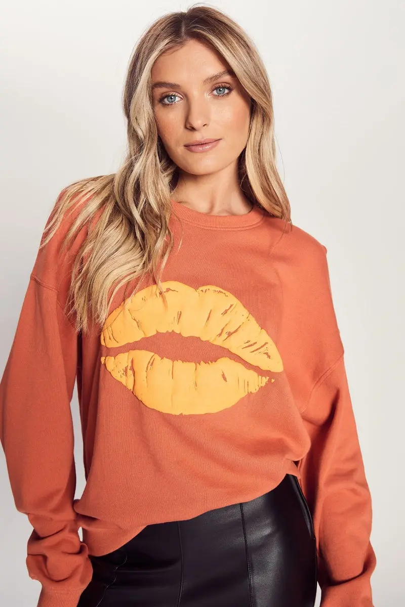The Others - The Vintage Sweat - Paprika With Tangerine Lips 1