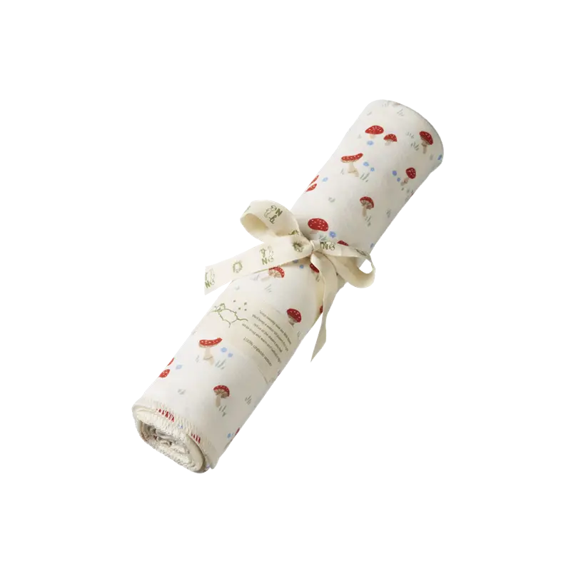 Nature Baby - Cotton Wrap - Mushroom Valley Print 1