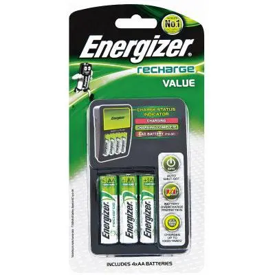 Energizer Charger : Value Charger - With 4 Aa X 1300Mah 1