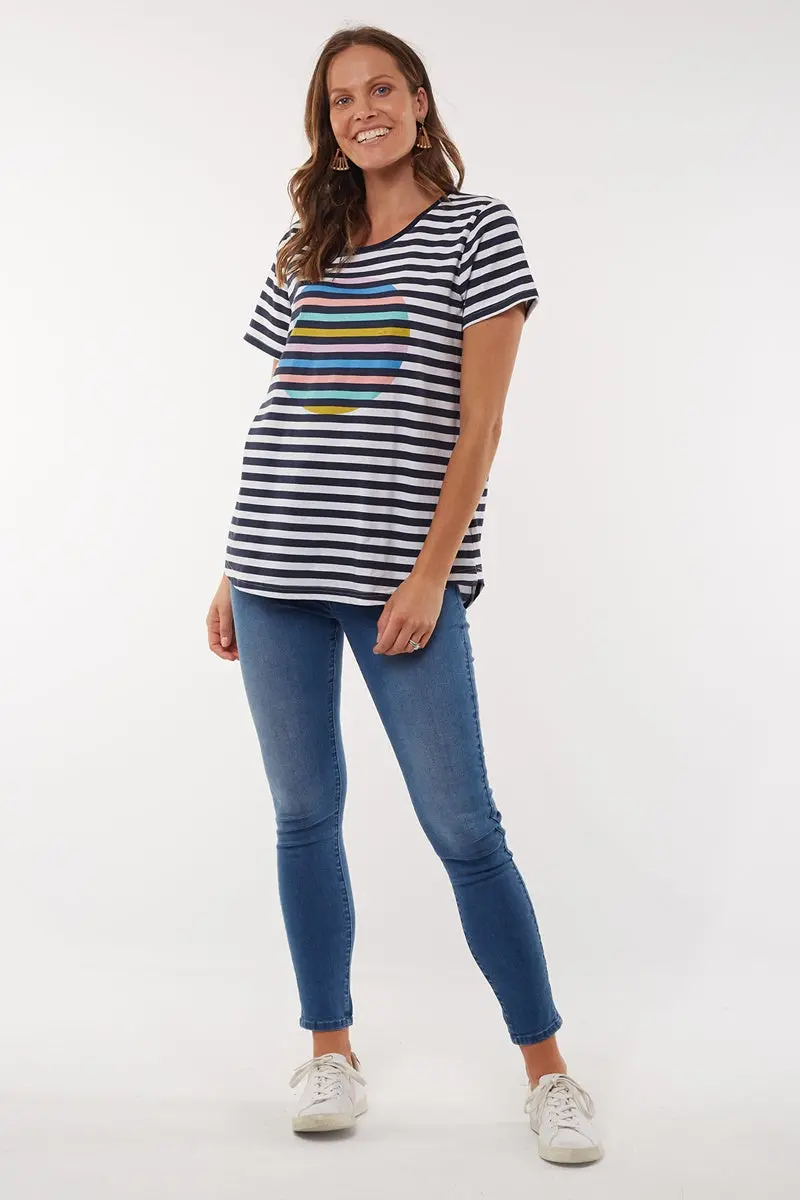 Elm - Bonnie Spot Tee - Navy 1