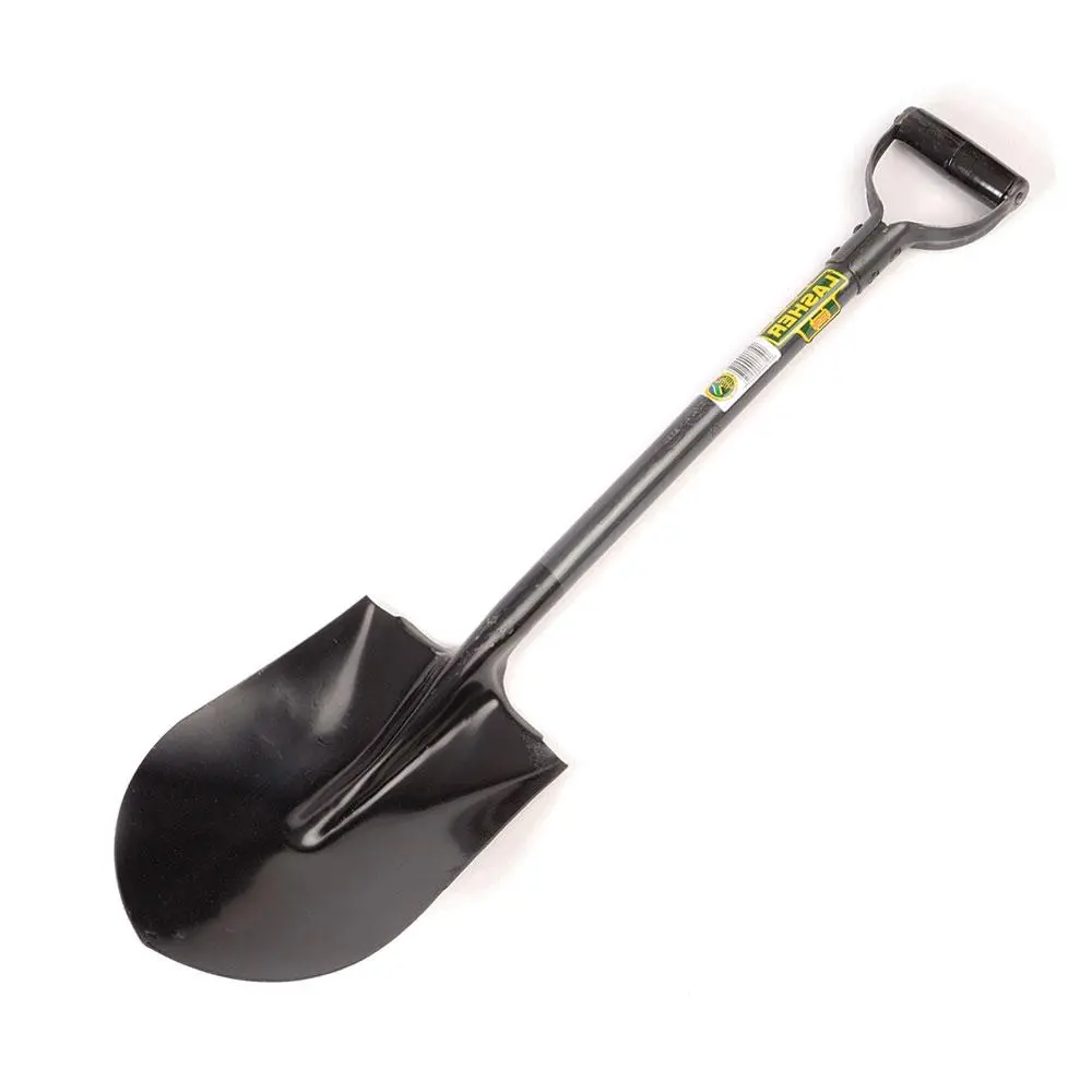 Lasher Round Nose Shovel - Steel Shaft 1