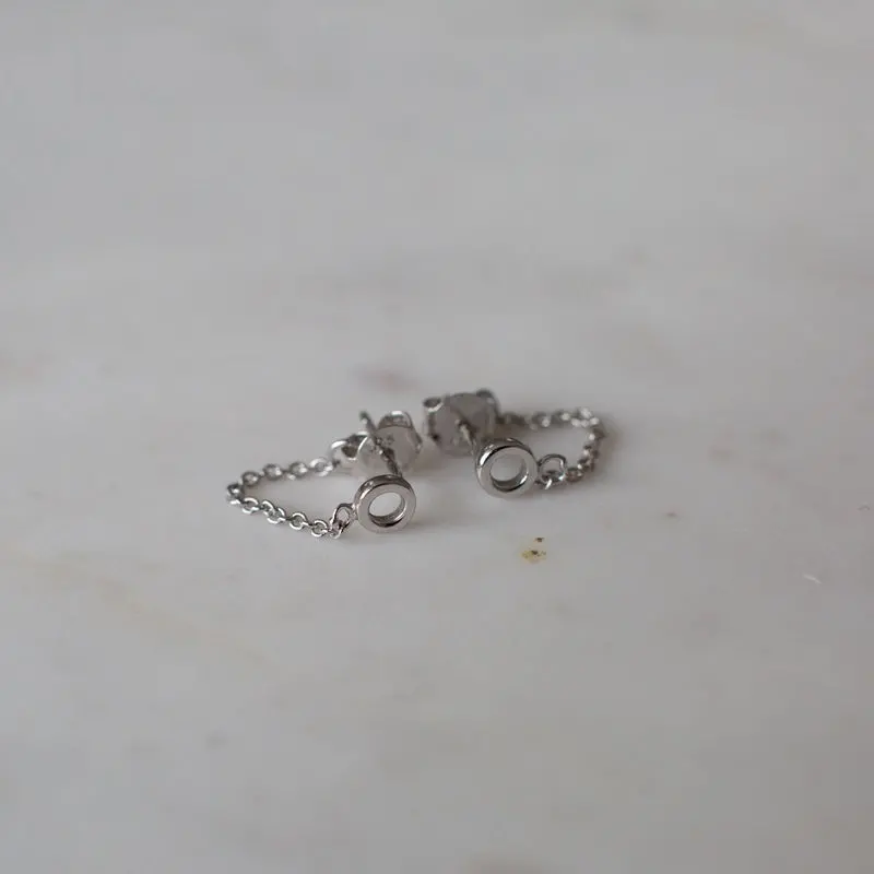 Sophie - Oh My Chain Studs - Silver 1