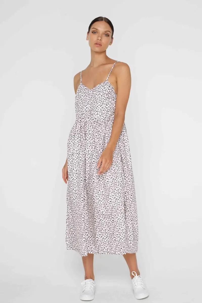 Blak - Shall We Dance Dress - Dusty Pink Leopard 1