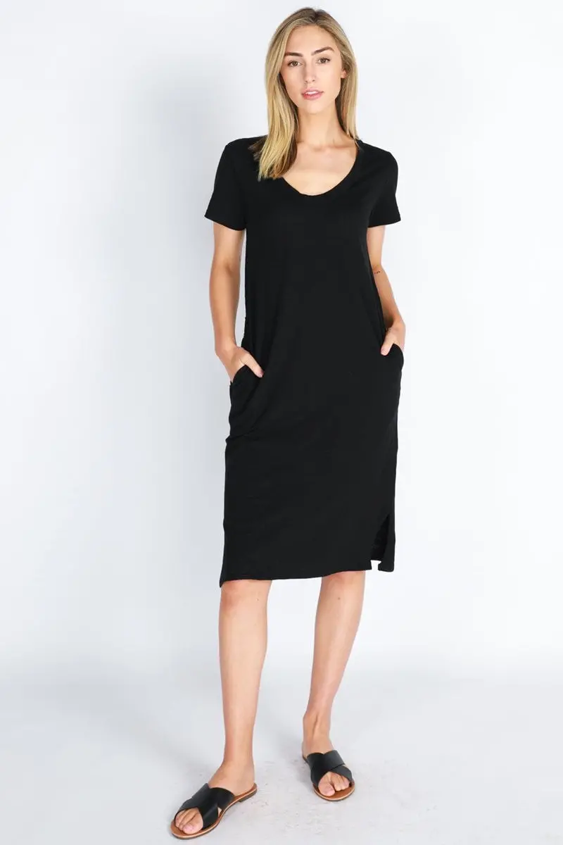 3Rd Story - Rachel Midi Dress - Black 1