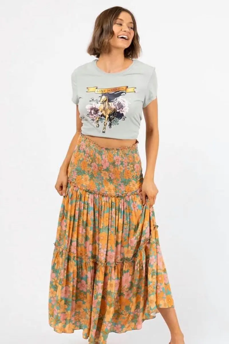 Paper Heart - Audrey Sunset Skirt / Dress - Green 1