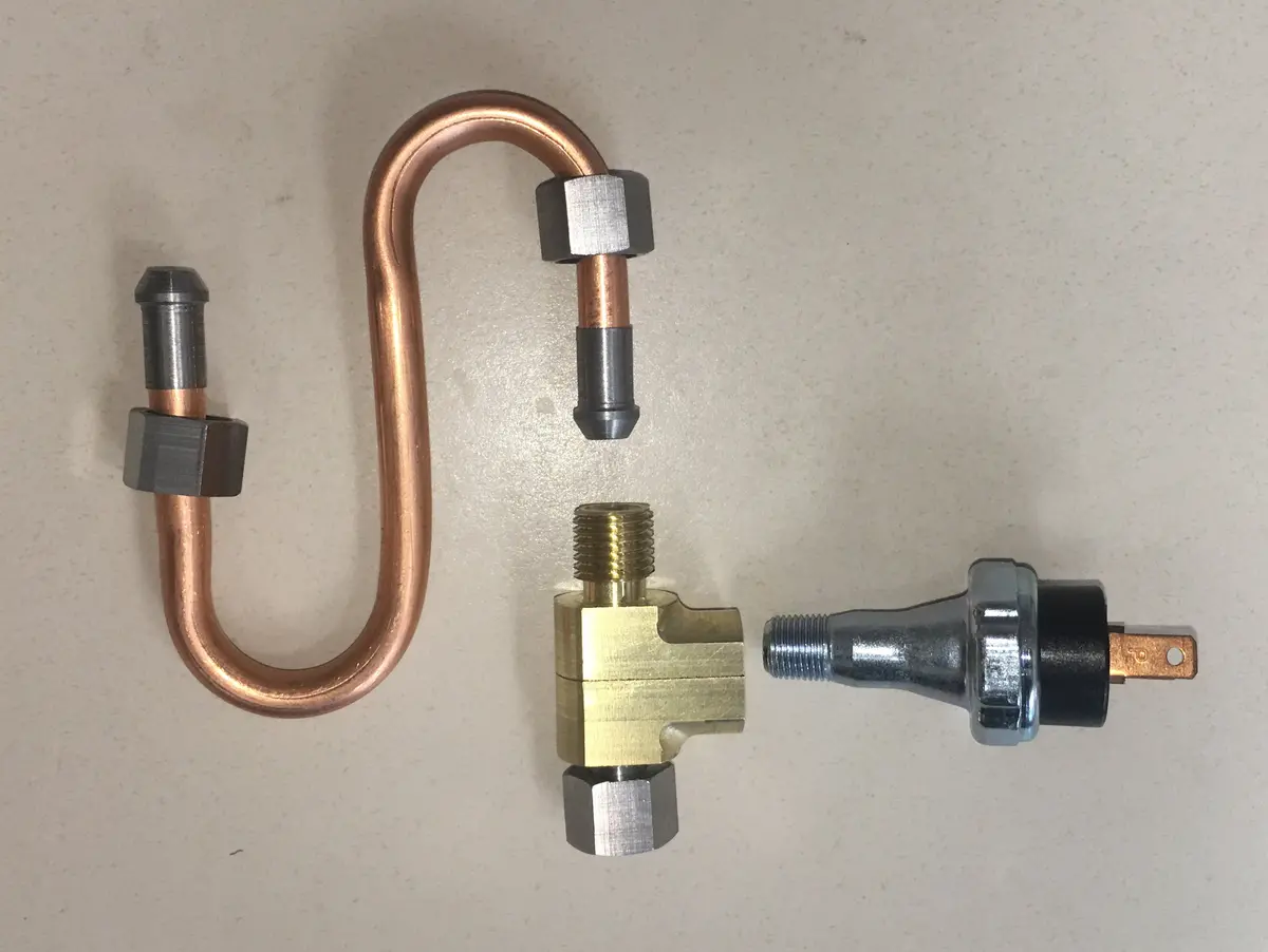 Low Oil Pressure Warning Device Kit 1