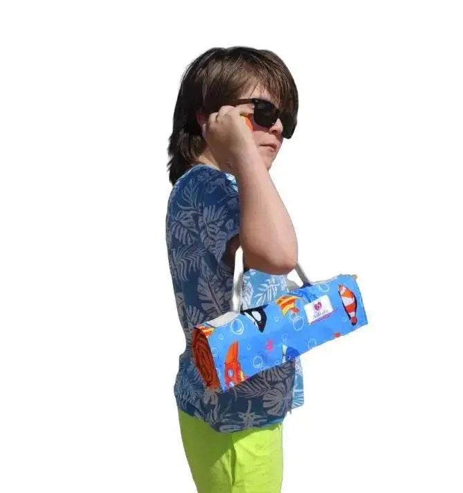 Manta Picnic Y Playa Impermeable Infantil Peces, Amamantas 1