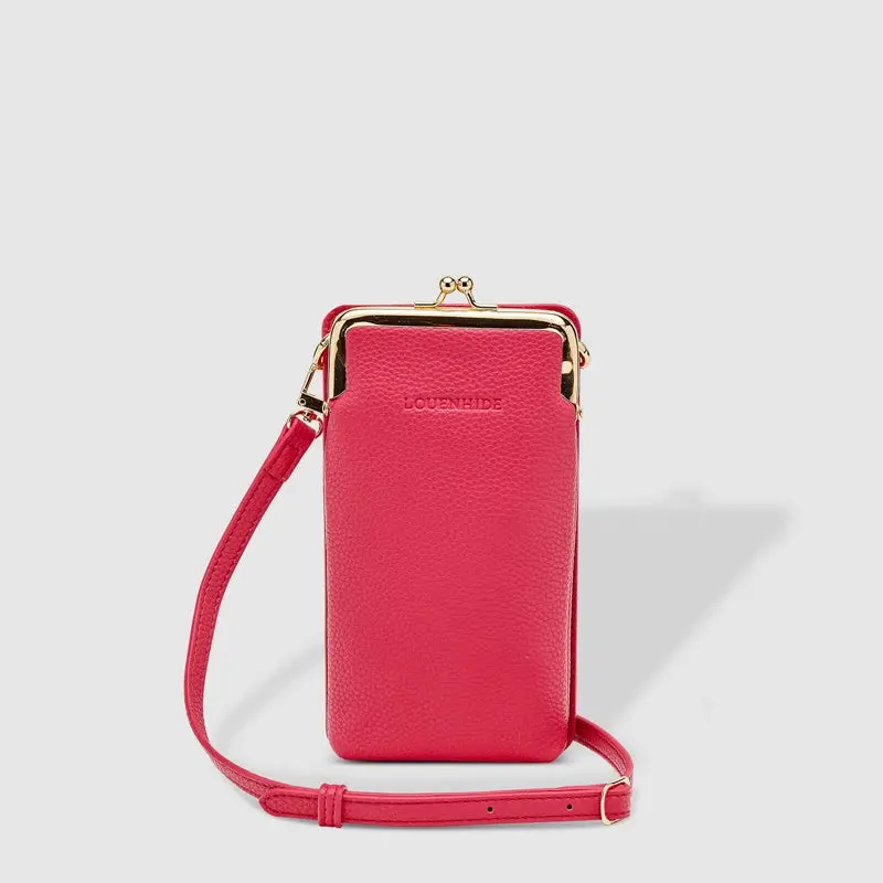 Louenhide - Billie Crossbody Phone Bag - Fuschia 1