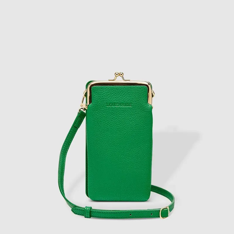 Louenhide - Billie Crossbody Phone Bag - Green 1