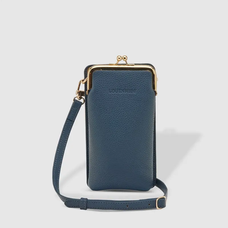 Louenhide - Billie Crossbody Phone Bag - Steel Blue 1