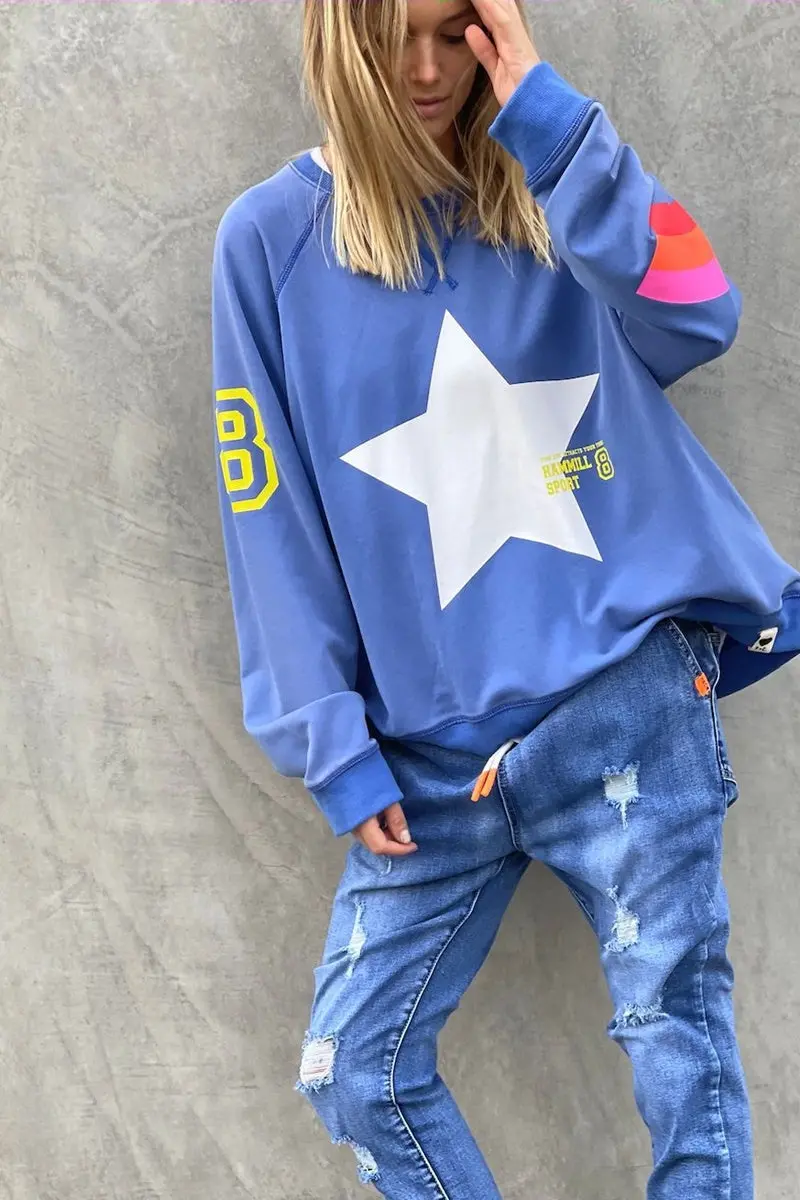 Hammill & Co - Star Sweat Blue 1