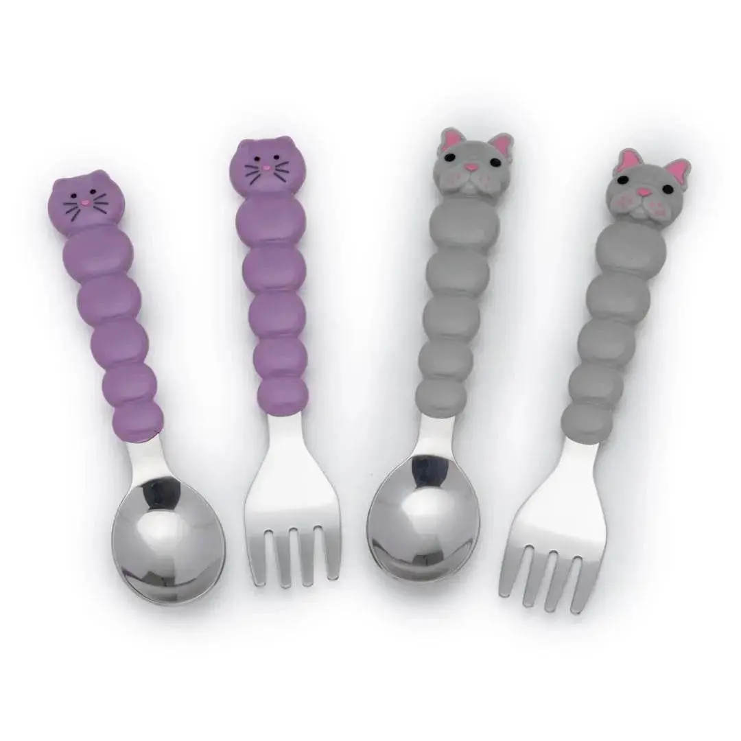 Set De 4 Cubiertos Gato-Bulldog, Melii 1