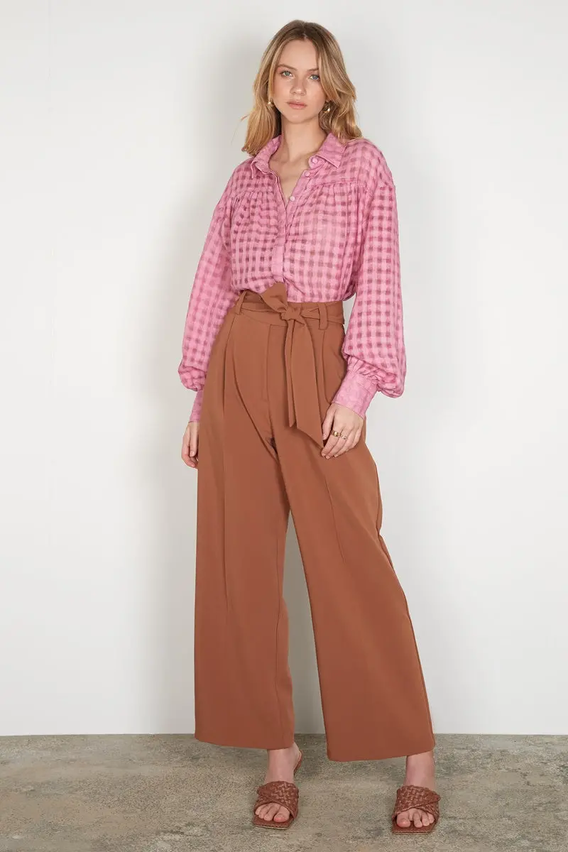 Esmaee - Paloma Shirt - Fushia 1