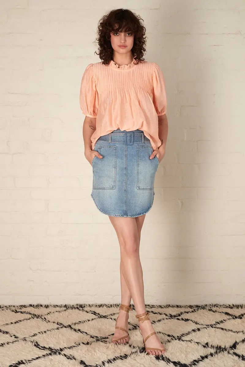 Esmaee - Clara Blouse - Peach 1