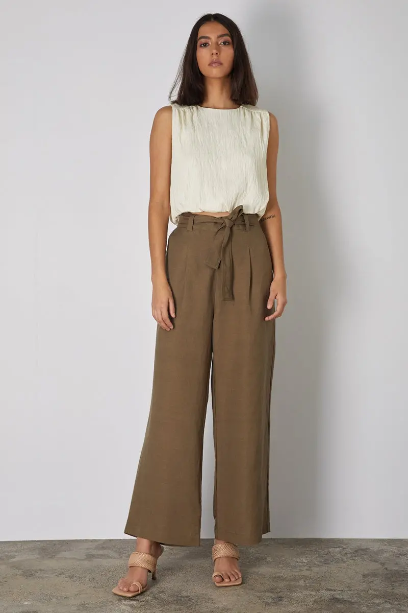 Esmaee - Vesper Pant - Olive 1