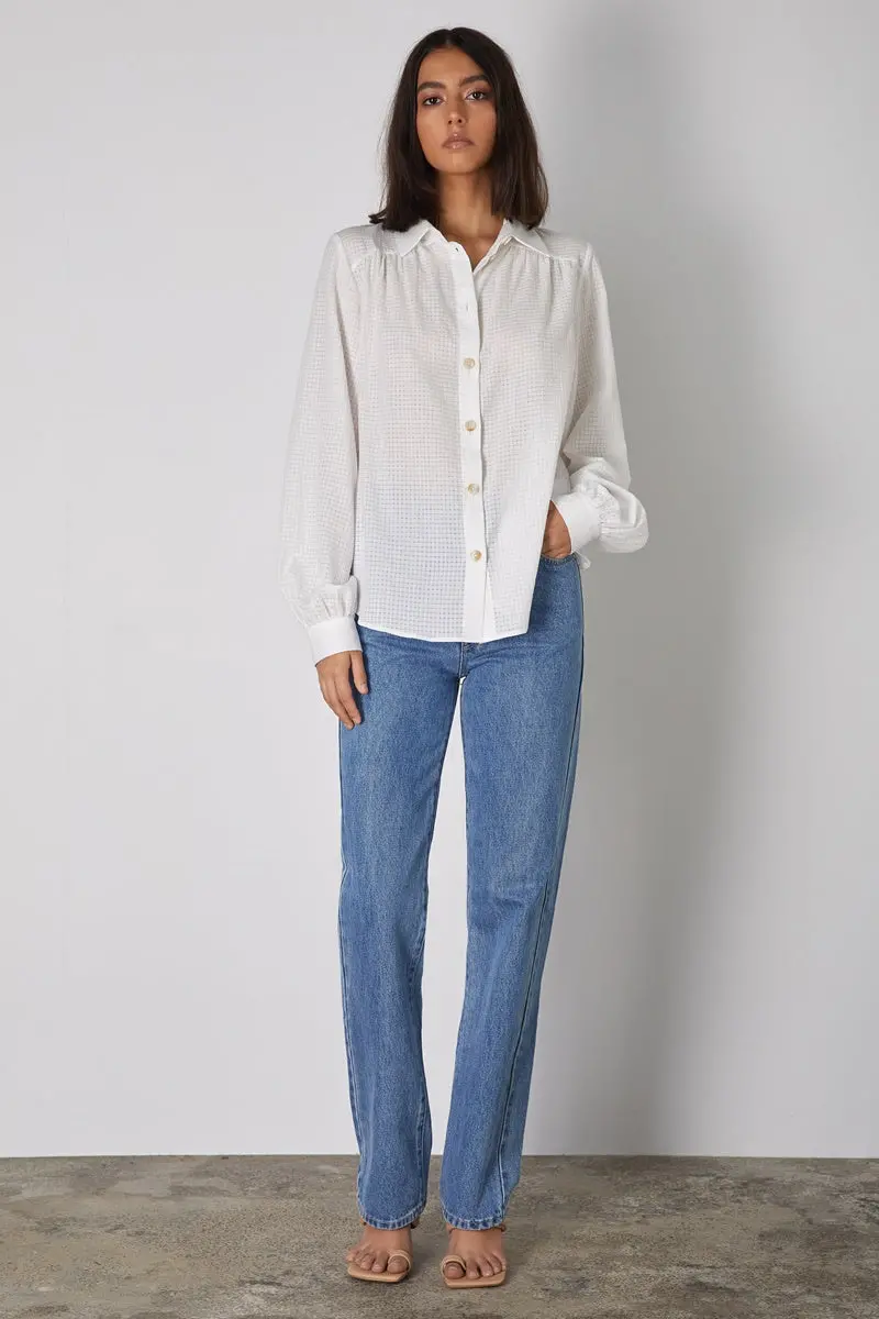 Esmaee - Agnes Shirt - Rice 1