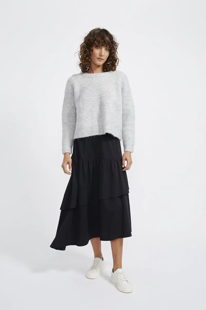 Staple - Dove Cozy Jumper Light - Grey Marle 1