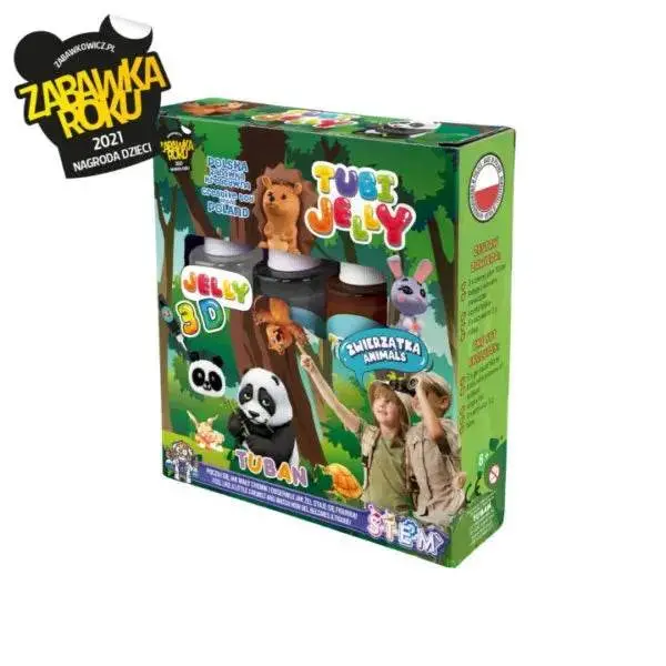 Set Tubi Jelly 3 Colores Animales, Tuban 1