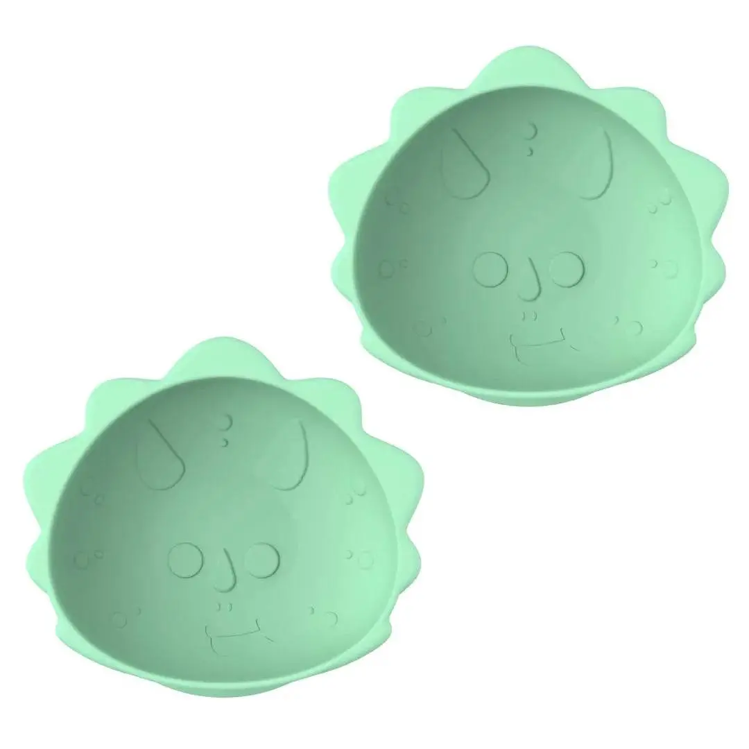 Bowls De Silicona Con Ventosa, Paquete De 2 Dino, Melii 1