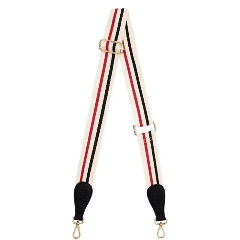 Elms + King - Accent Strap - Red Tri Colour W/ Black Tab 1