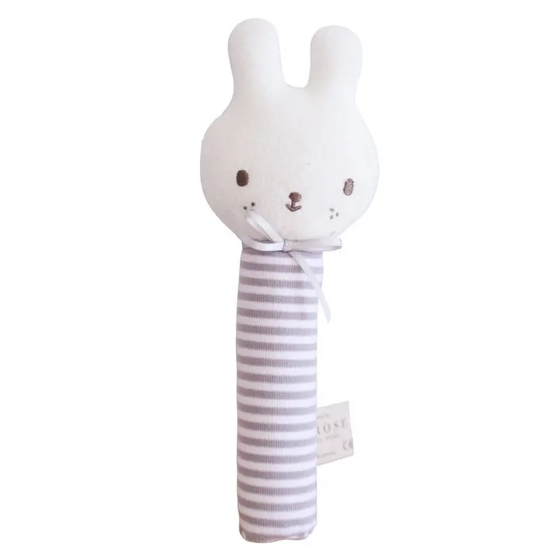 Alimrose - Baby Bunny Squeaker - Grey 1