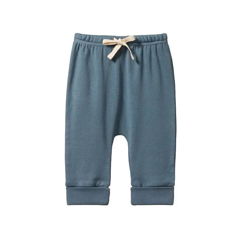 Nature Baby - Drawstring Pants - Deep Blue 1