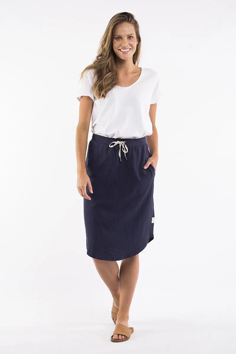 Elm - Fundamental Isla Skirt - Navy 1