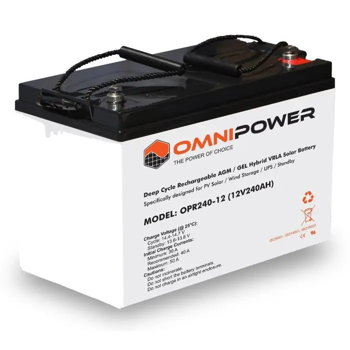 Sinetech Omnipower Opr Solar Battery 12V - 240Ah 1