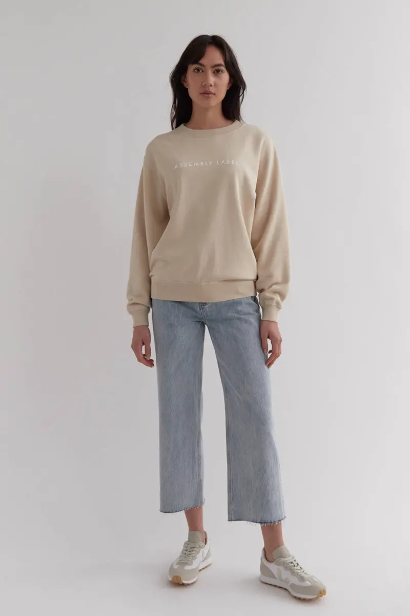 Assembly Label - The Logo Fleece - Ivory / White 1