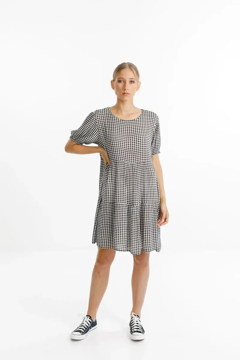 Thing Thing - Whirl Dress - Black Gingham 2