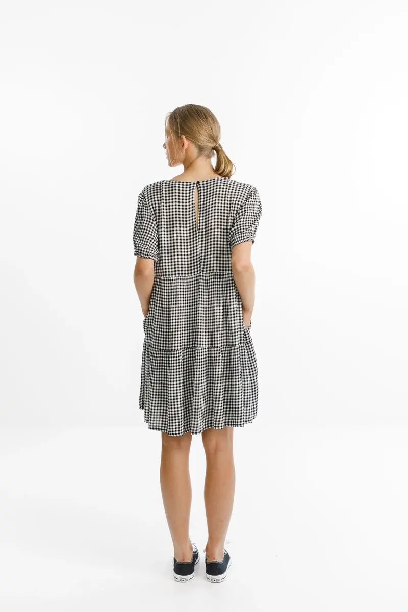 Thing Thing - Whirl Dress - Black Gingham 3