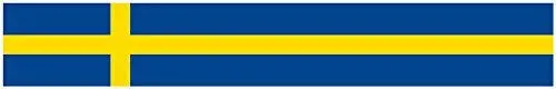 24" Vinyl Trim Sweden Swedish Flag Strip Sticker Decals Hood Bumper Car 1