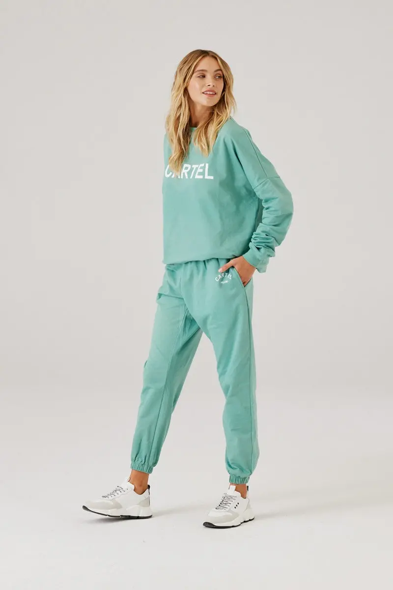 Cartel & Willow - Izzy Sweater - Sage 1