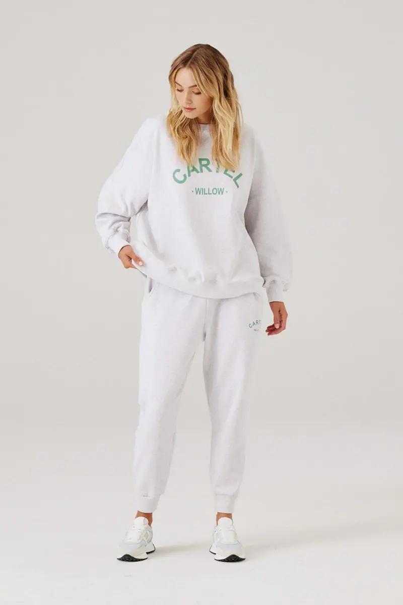 Cartel & Willow - Piper Sweater - Grey Marle 1