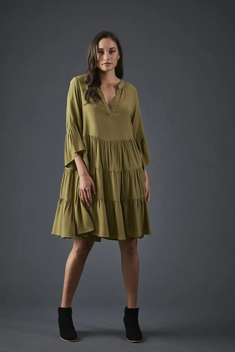 Eb & Ive - Bangalay Dress - Dijon 1