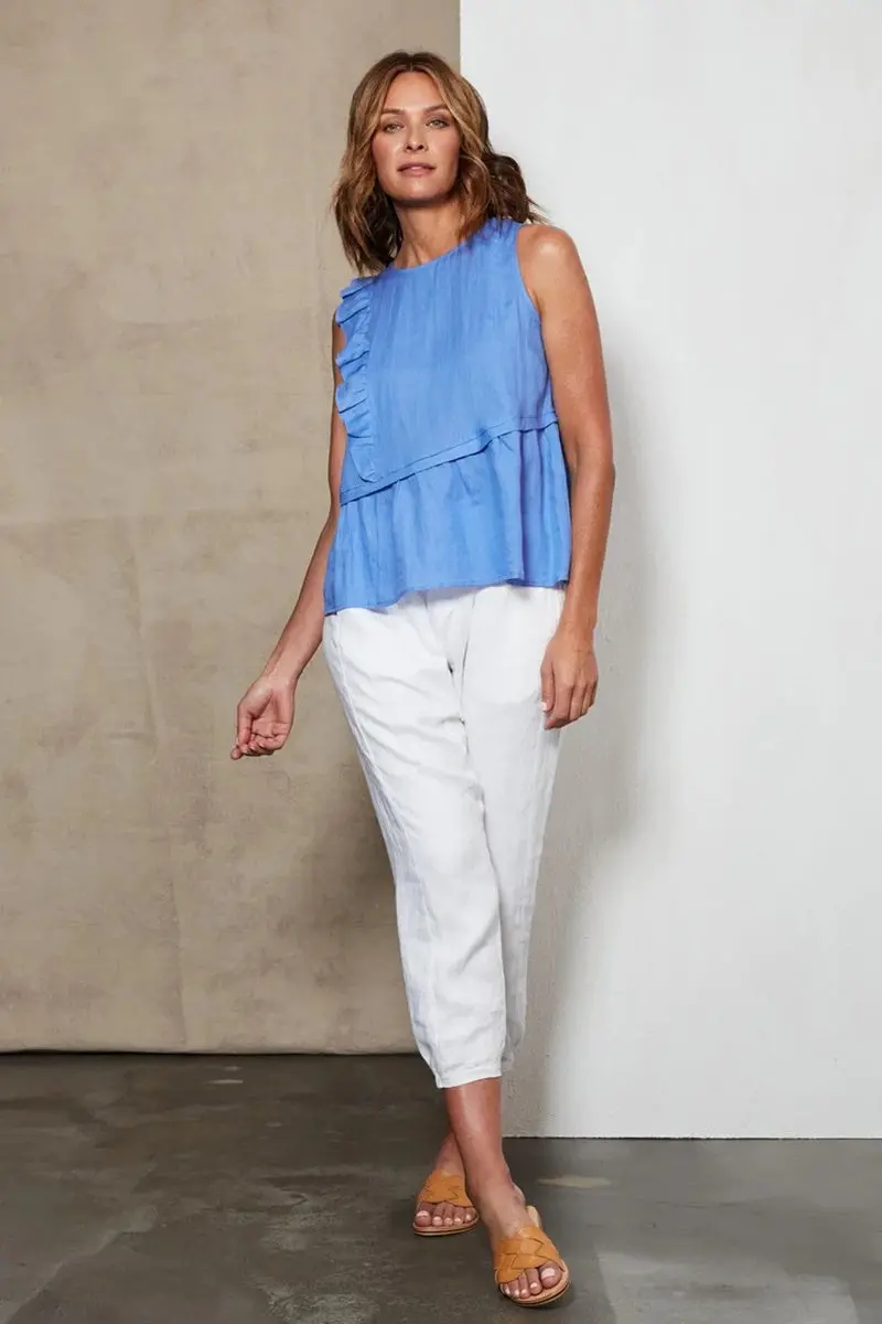 Eb & Ive - Indica Frill Tank - Capri 1