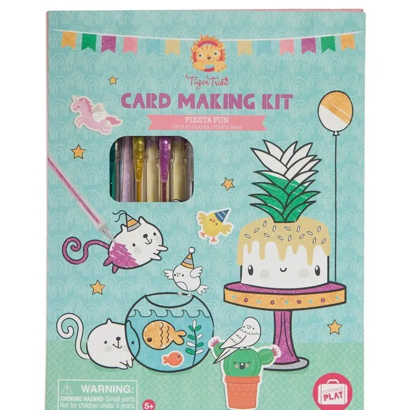 Tiger Tribe - Card Making Kit - Fiesta Fun 1