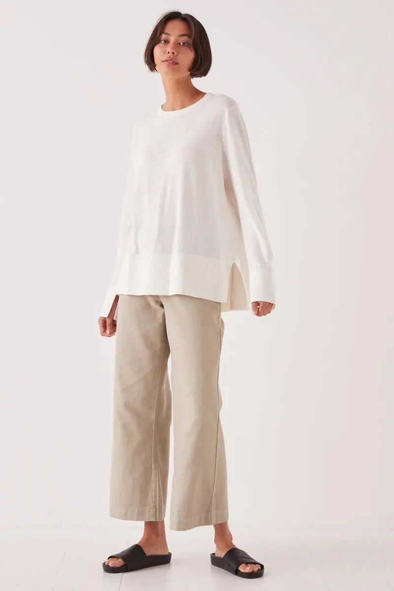 Assembly Label - Lora Knit - Antique White 1