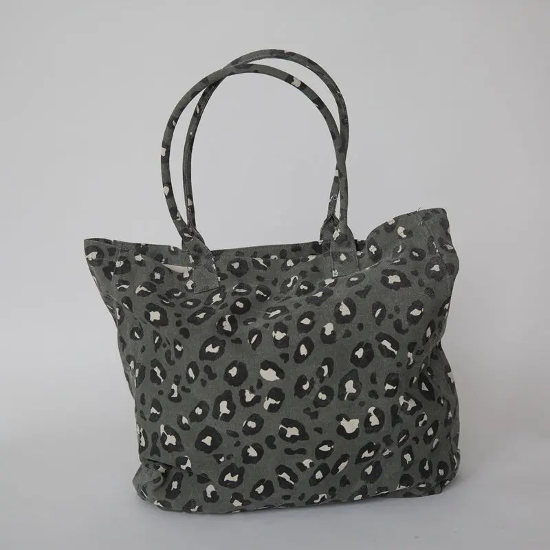 Sophie - Great Big Bag - Leopard Storm 1