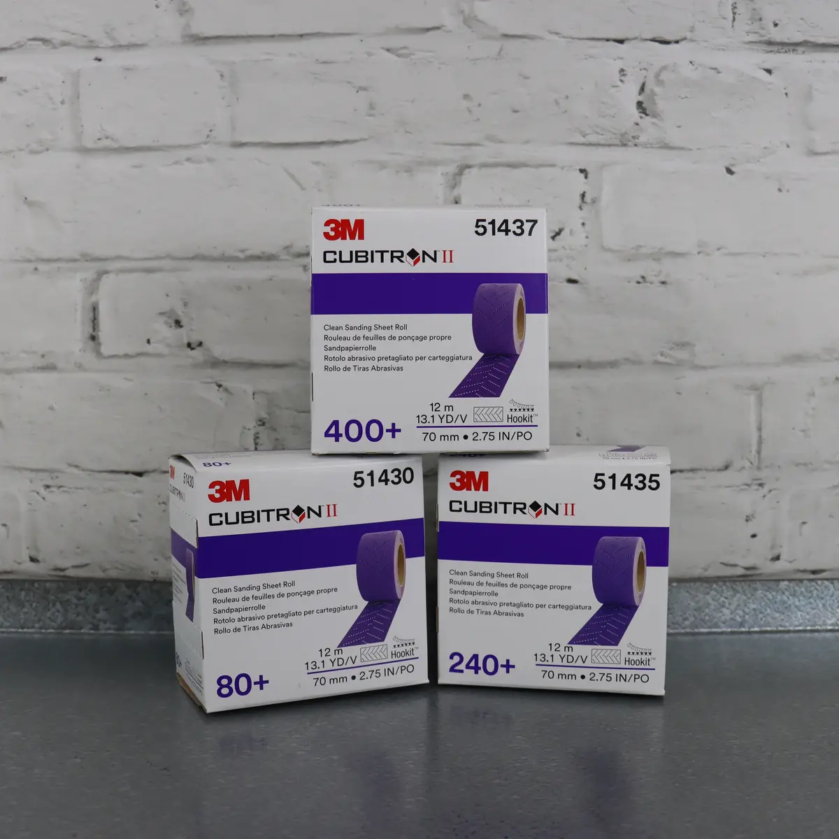 3M Hookit Clean Sanding Abrasive Sheet Roll (70Mm X 12M) 1