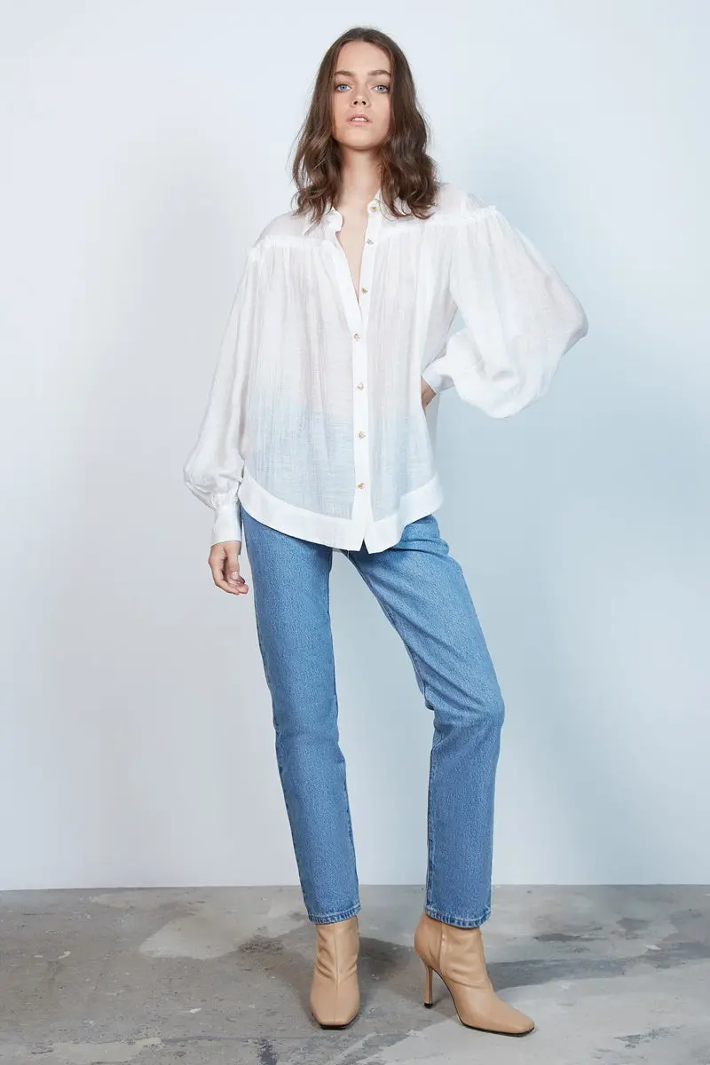 Wish - Lexi Shirt - Ivory 1