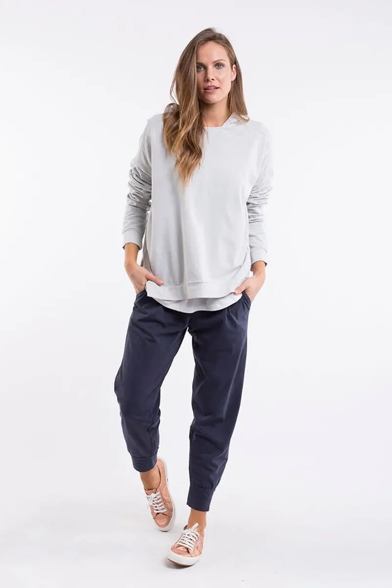 Elm - Fundamental Split Hoody - Grey 1