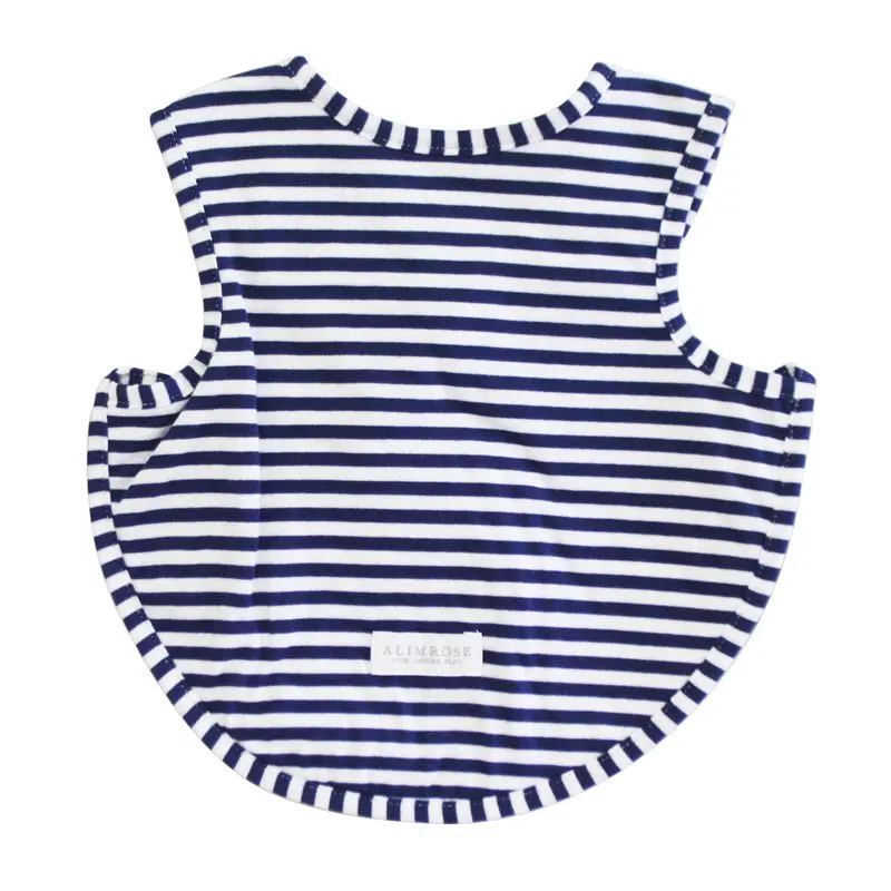 Alimrose - Bib Arm Holes Back Fastening Navy 1