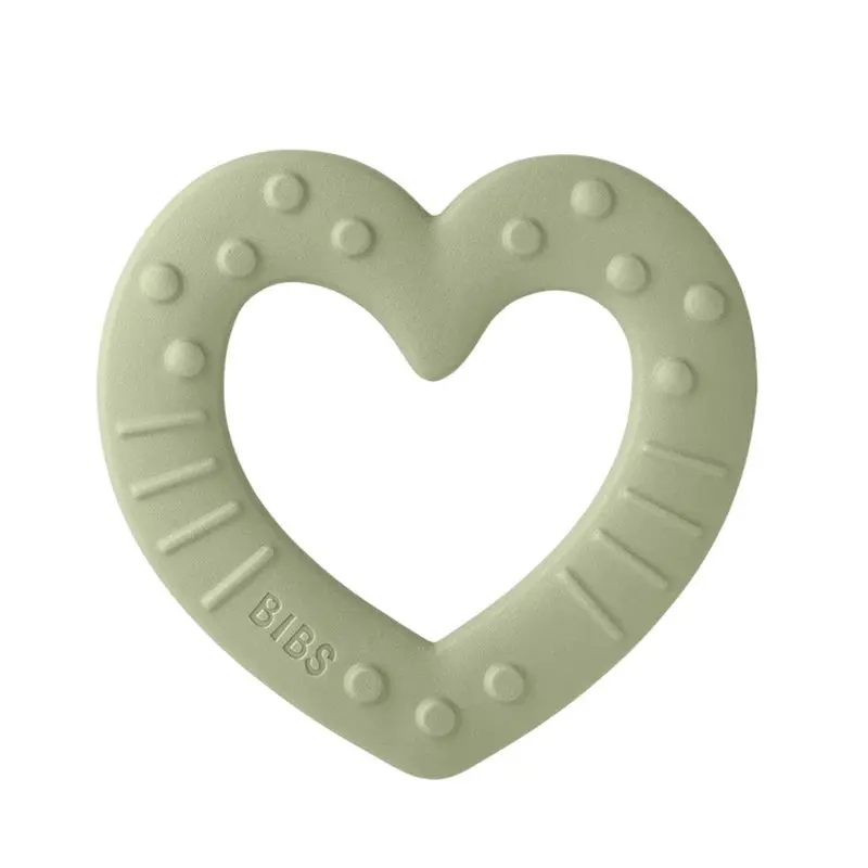 Bibs - Baby Bitie Heart - Sage 1