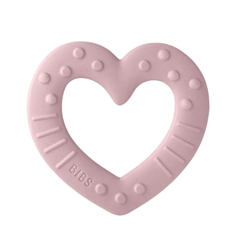 Bibs - Baby Bitie Heart - Pink Plum 1
