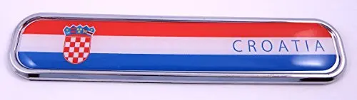 Croatia Car Chrome Emblem 3D Auto Decal Sticker For Car Bike Boat 5.3" 1