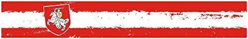 24" Vinyl Trim Belarus Belarusian Flag Strip Sticker Decals Hood Bumper Car 1