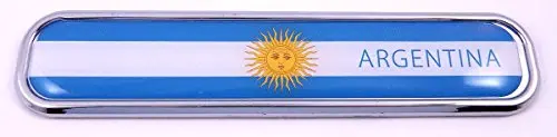 Argentina Car Chrome Emblem 3D Auto Decal Sticker For Car Bike Boat 5.3" 1