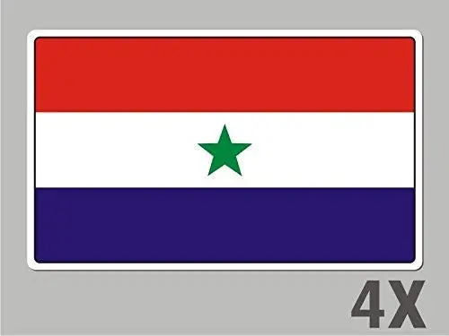 4 Yemen Stickers Flag Decal Bumper Car Bike Emblem Vinyl Fl075 1